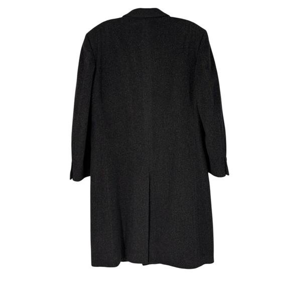 Vintage Nino Cerutti Signature 100% Wool Double Breasted Men’s Coat Gray Size 38 - Picture 2 of 14